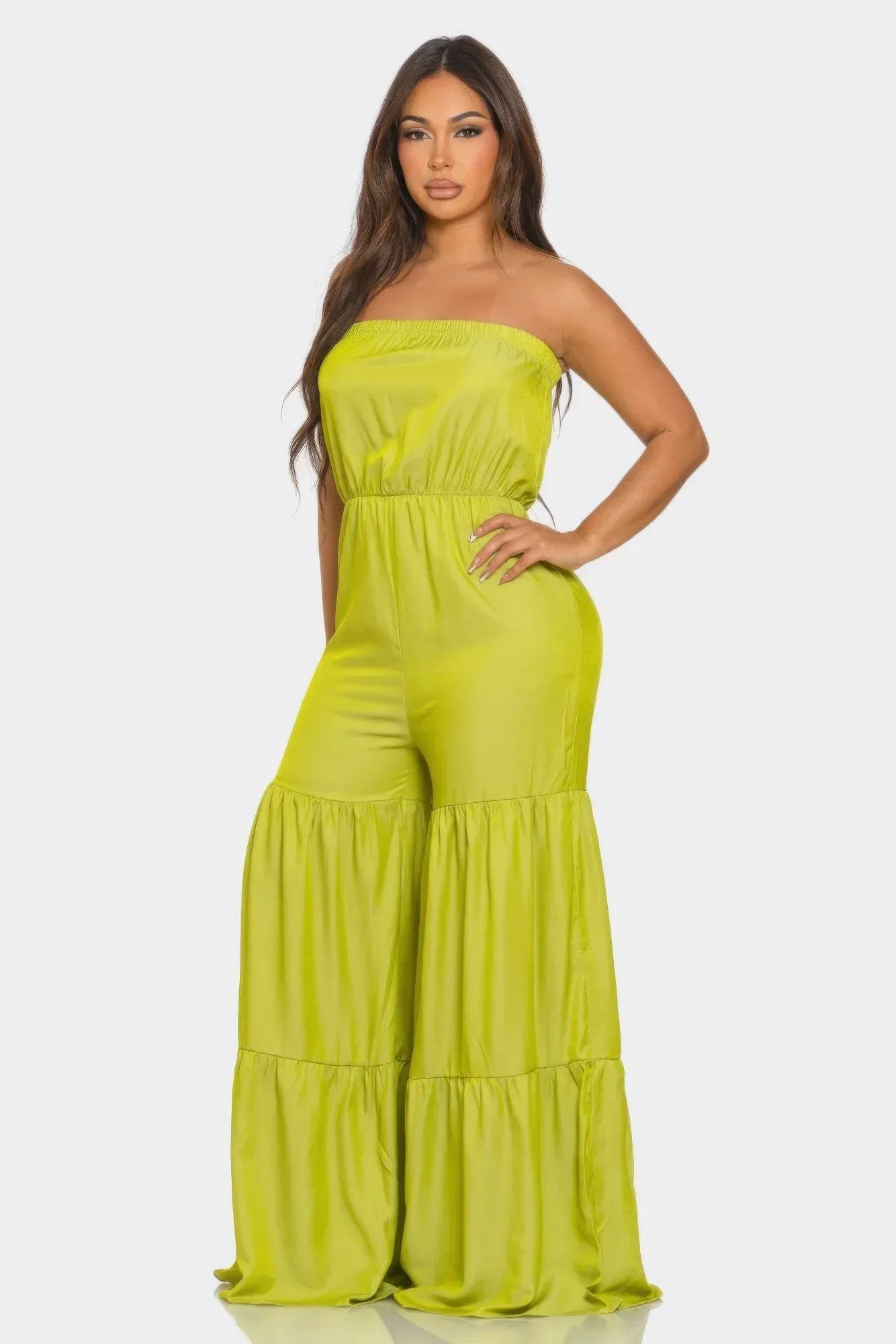 Jumpsuit Ruffle Hem | Mixtshop LLC
