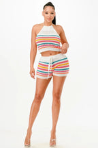 Crochet Short Set | Mixtshop LLC
