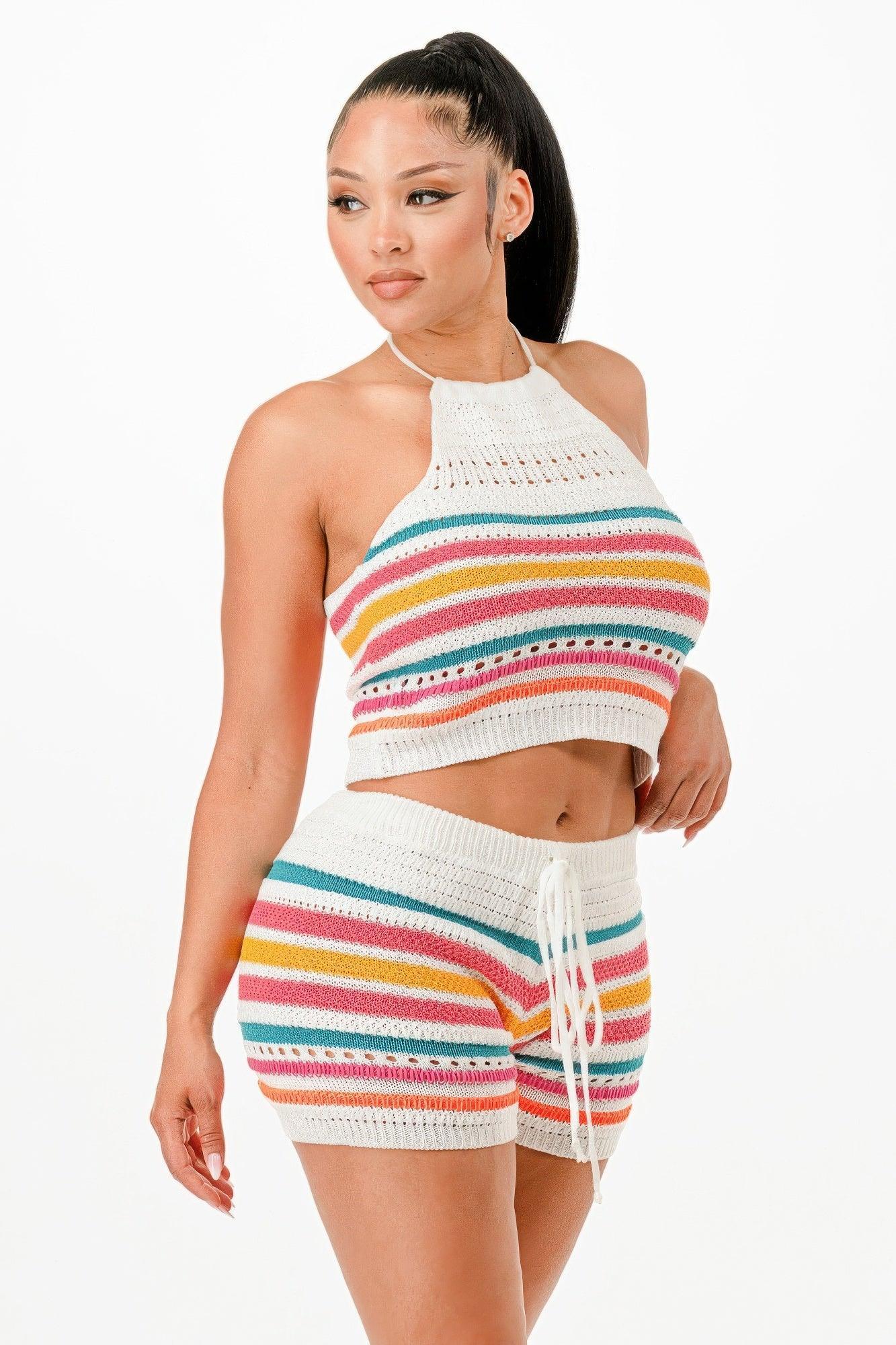 Crochet Short Set | Mixtshop LLC