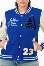 Patch Varsity Bomber Jacket | Mixtshop LLC