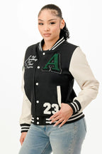 Patch Varsity Bomber Jacket | Mixtshop LLC