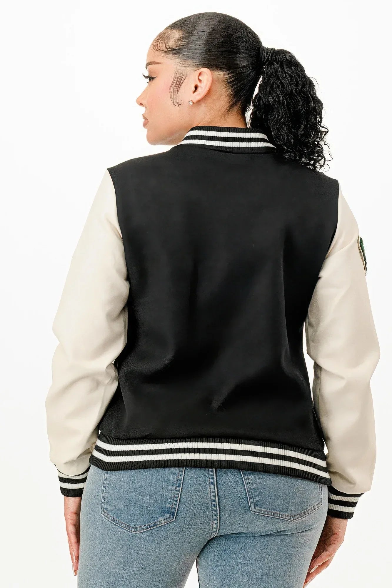 Patch Varsity Bomber Jacket | Mixtshop LLC