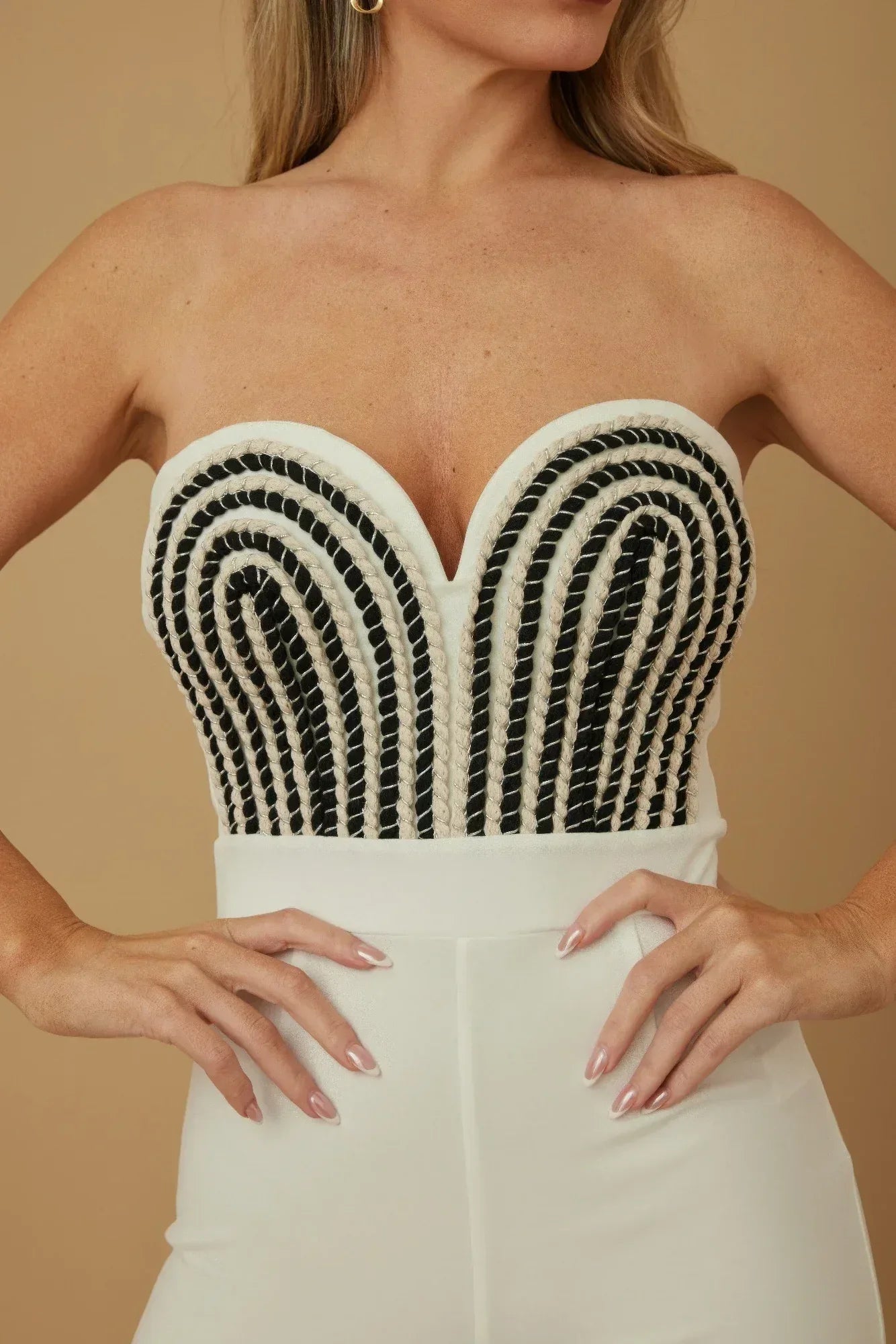 Threaded Twisted Rope Knot Tie Jumpsuit | Mixtshop LLC