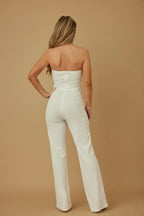 Threaded Twisted Rope Knot Tie Jumpsuit | Mixtshop LLC