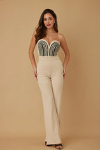 Threaded Twisted Rope Knot Tie Jumpsuit | Mixtshop LLC