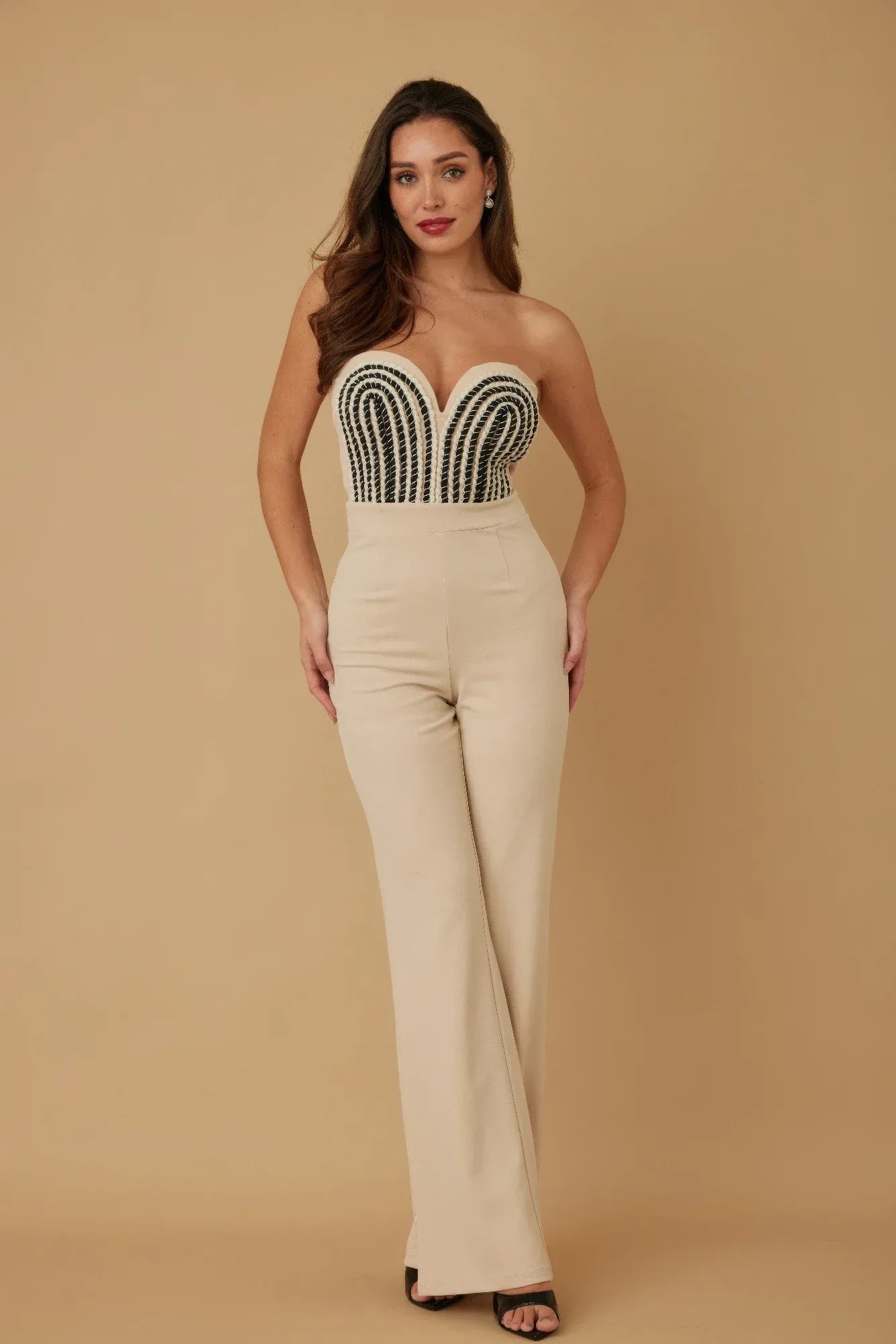 Threaded Twisted Rope Knot Tie Jumpsuit | Mixtshop LLC