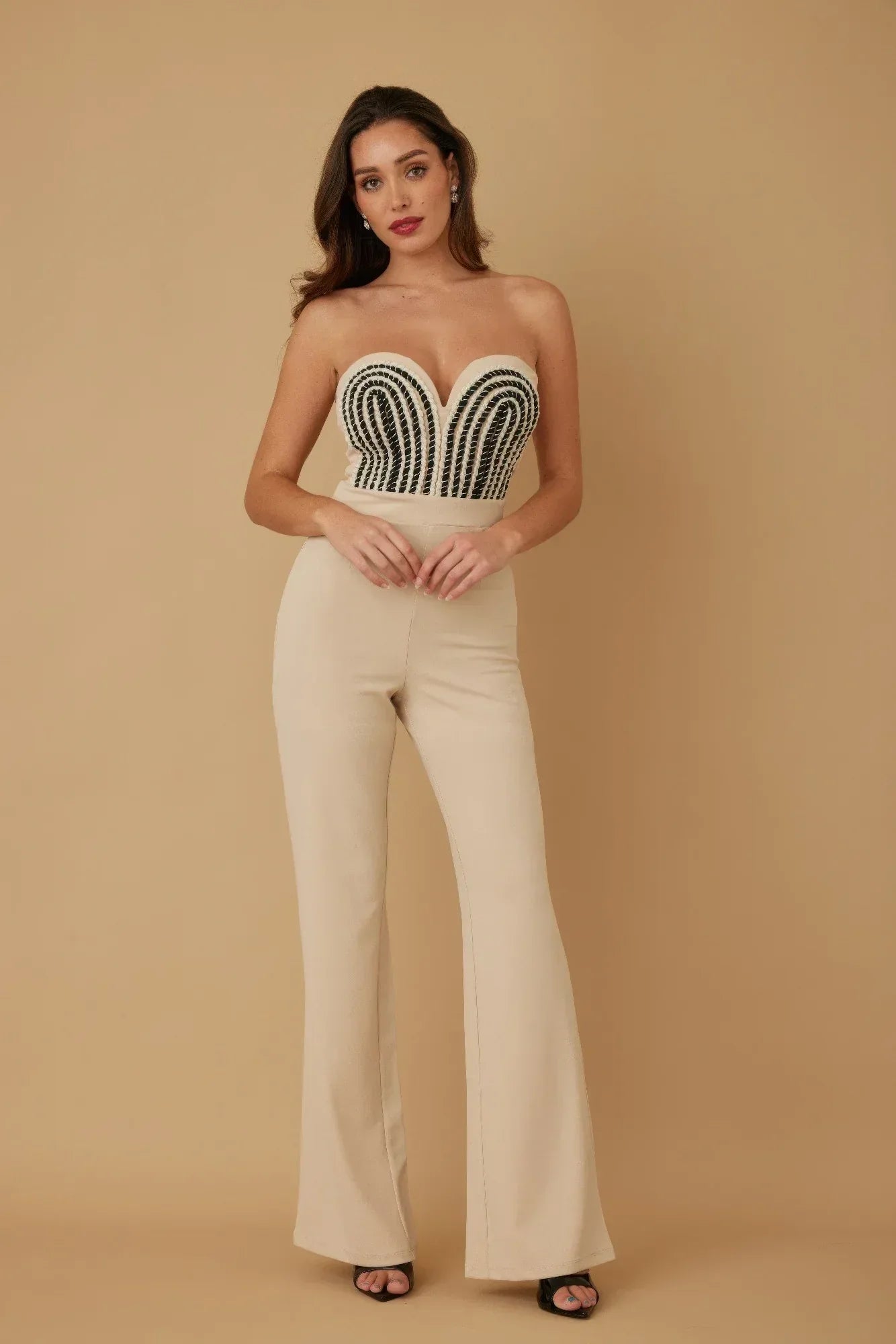 Threaded Twisted Rope Knot Tie Jumpsuit Secondary image