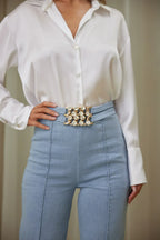 Stone Pattern Dressy Pants | Mixtshop LLC