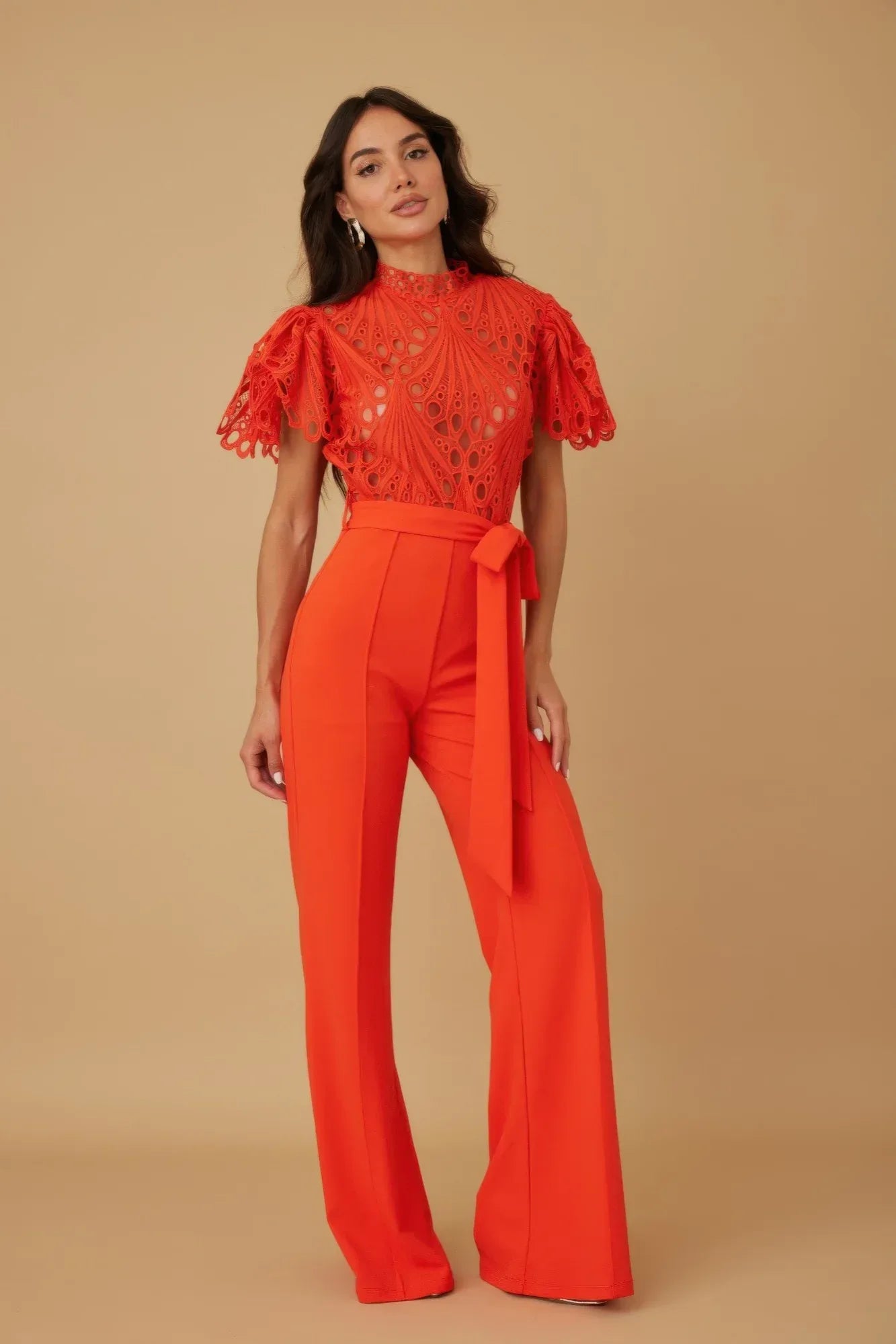 Fashion Crochet Jumpsuit | Mixtshop LLC Main image