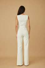 Intertwined Ring Detail With Strap Jumpsuit | Mixtshop LLC