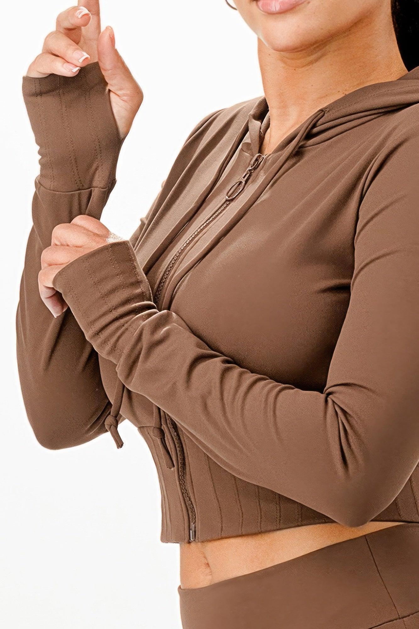 Butter Soft Crop Hoodie And Flare Pants Set | Mixtshop LLC