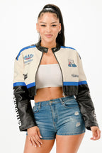 Colorblock Crop Jacket | Mixtshop LLC