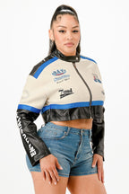 Colorblock Crop Jacket | Mixtshop LLC