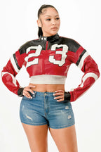 Cropped Moto Jacket | Mixtshop LLC