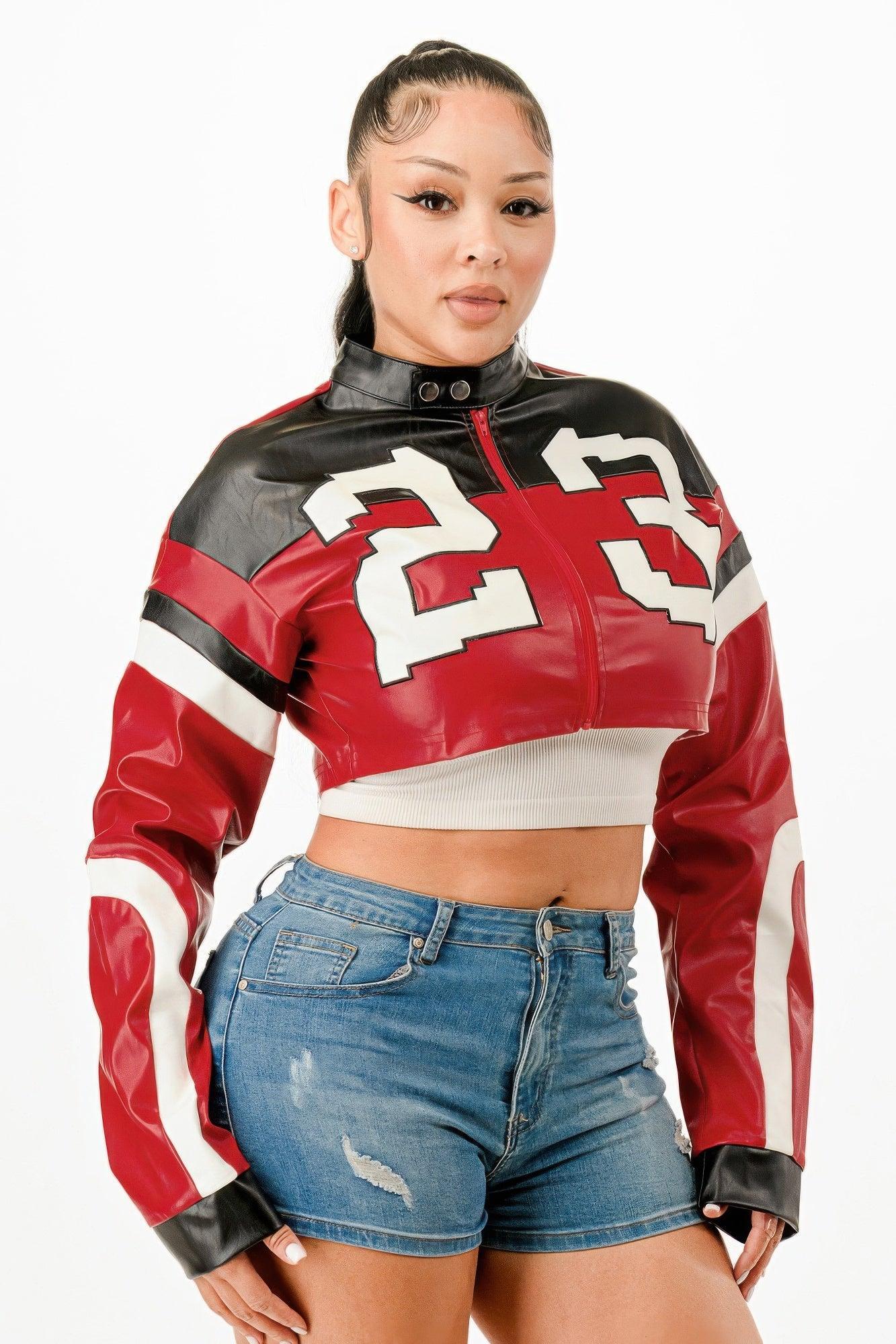Cropped Moto Jacket | Mixtshop LLC