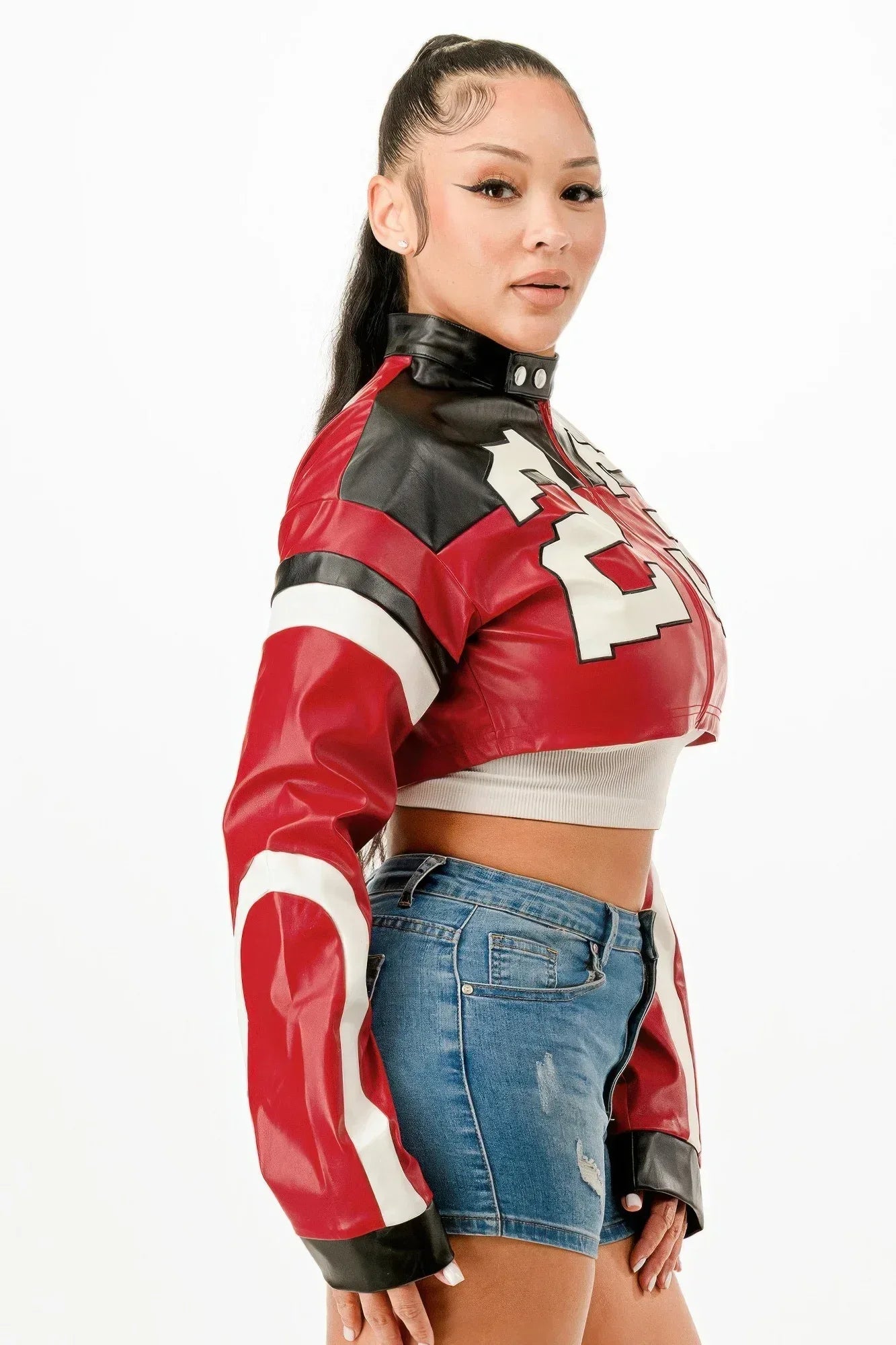 Cropped Moto Jacket | Mixtshop LLC