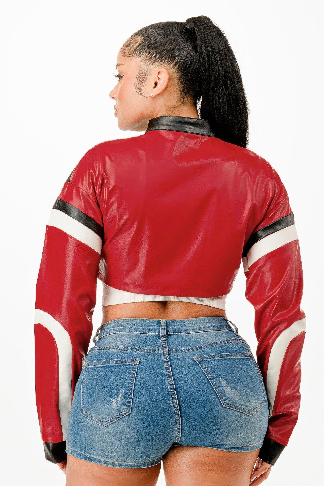 Cropped Moto Jacket | Mixtshop LLC