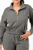 Soft Zipup Track Suit Set | Mixtshop LLC
