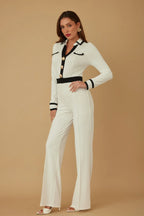 Button Trio Jumpsuit | Mixtshop LLC