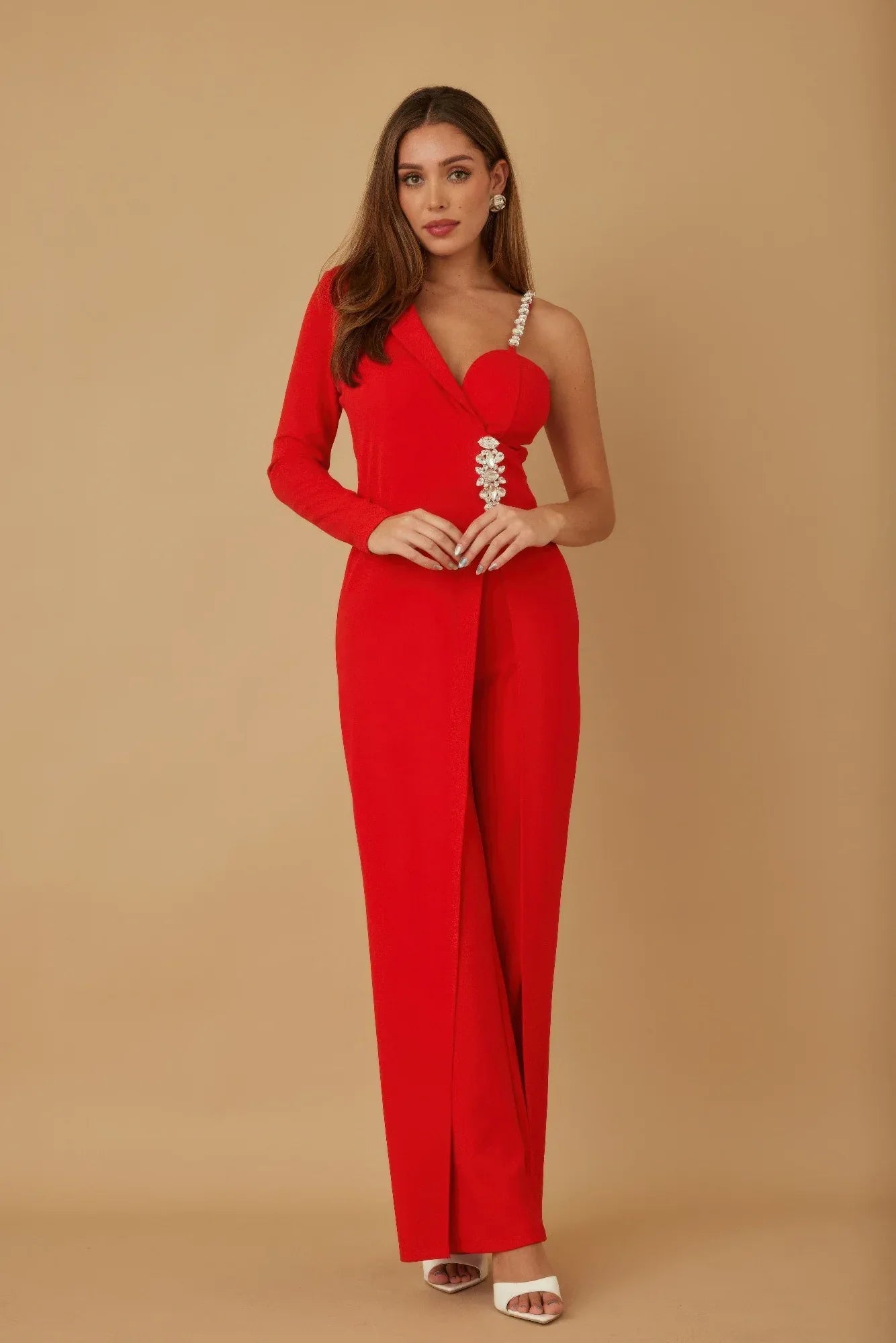 Jewel One Strap Shoulder Jumpsuit Secondary image