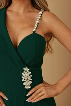 Jewel One Strap Shoulder Jumpsuit | Mixtshop LLC