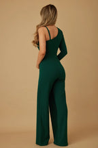 Jewel One Strap Shoulder Jumpsuit | Mixtshop LLC