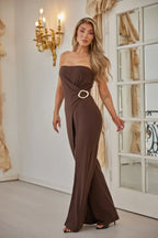 Side To Side Open Flap Jumpsuit | Mixtshop LLC