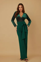 Velvet Top Fashion Jumpsuit | Mixtshop LLC