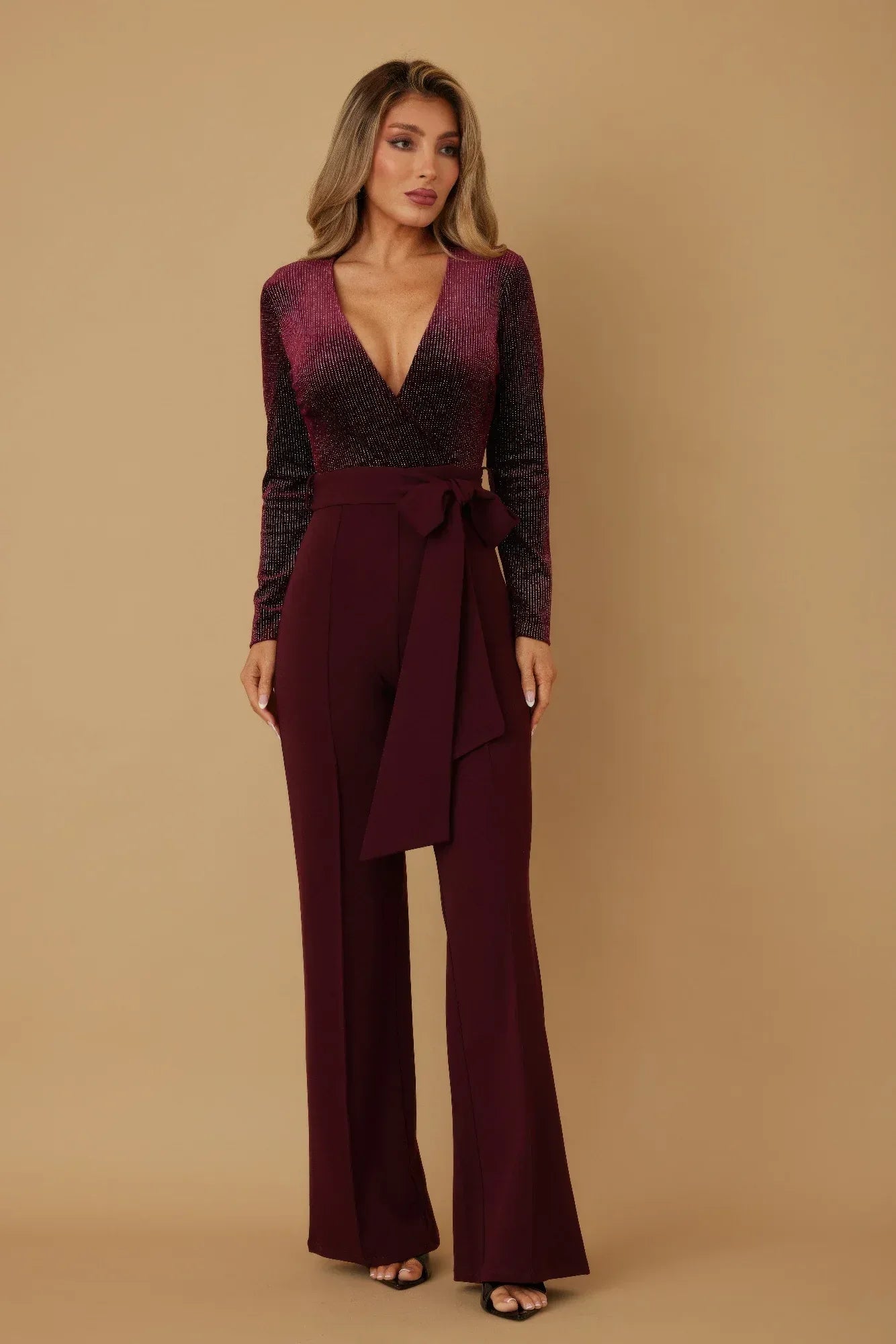 Velvet Top Fashion Jumpsuit | Mixtshop LLC