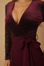 Velvet Top Fashion Jumpsuit | Mixtshop LLC