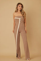 Flap Strapless Chain Jumpsuit | Mixtshop LLC