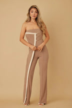 Flap Strapless Chain Jumpsuit | Mixtshop LLC