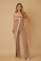 Flap Strapless Chain Jumpsuit | Mixtshop LLC