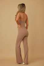 Flap Strapless Chain Jumpsuit | Mixtshop LLC