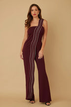 Flap Rhinestone Edge Jumpsuit | Mixtshop LLC