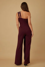 Flap Rhinestone Edge Jumpsuit | Mixtshop LLC