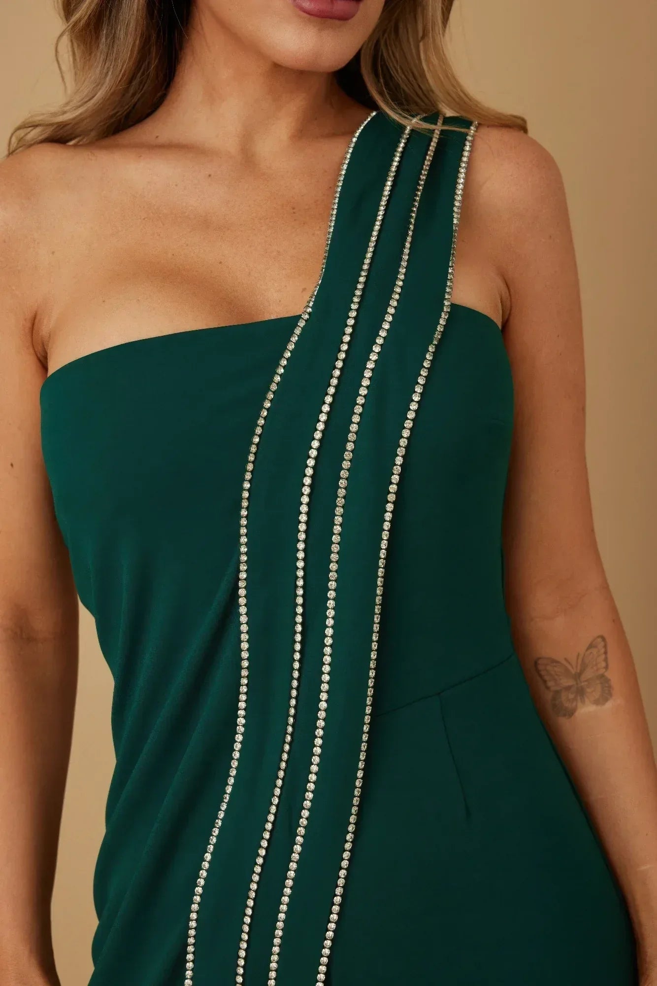 Flap Rhinestone Edge Jumpsuit | Mixtshop LLC