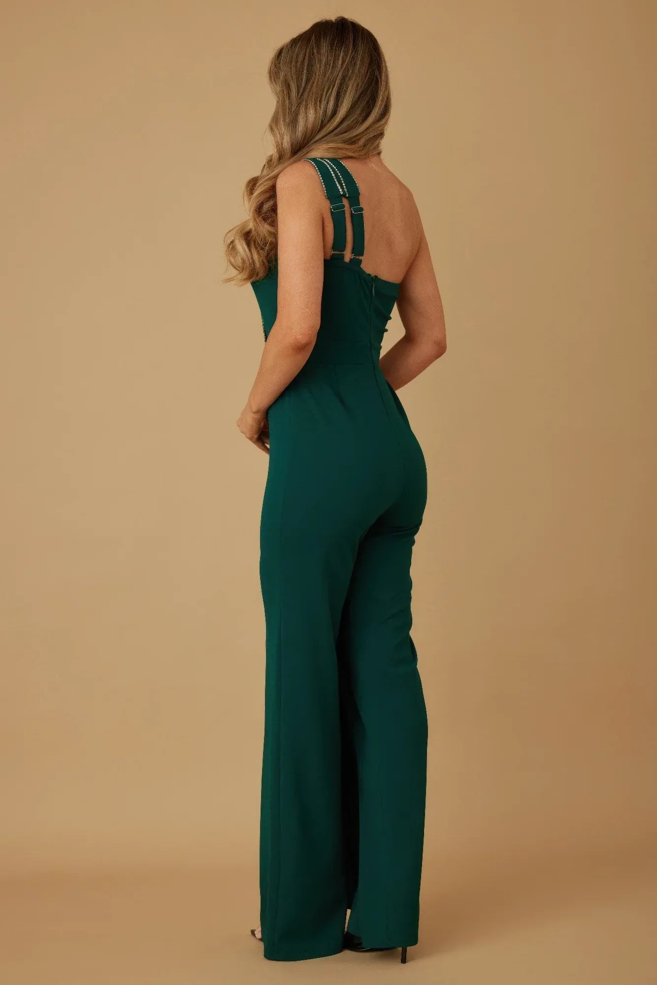Flap Rhinestone Edge Jumpsuit | Mixtshop LLC
