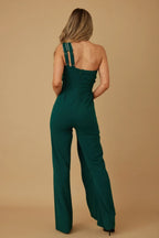 Flap Rhinestone Edge Jumpsuit | Mixtshop LLC