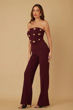 Multi Flat Mirror Stone Jumpsuit | Mixtshop LLC