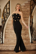 Multi Flat Mirror Stone Jumpsuit | Mixtshop LLC