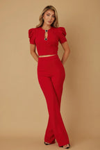 Puff Cap Sleeve Jewel Detail Sets | Mixtshop LLC