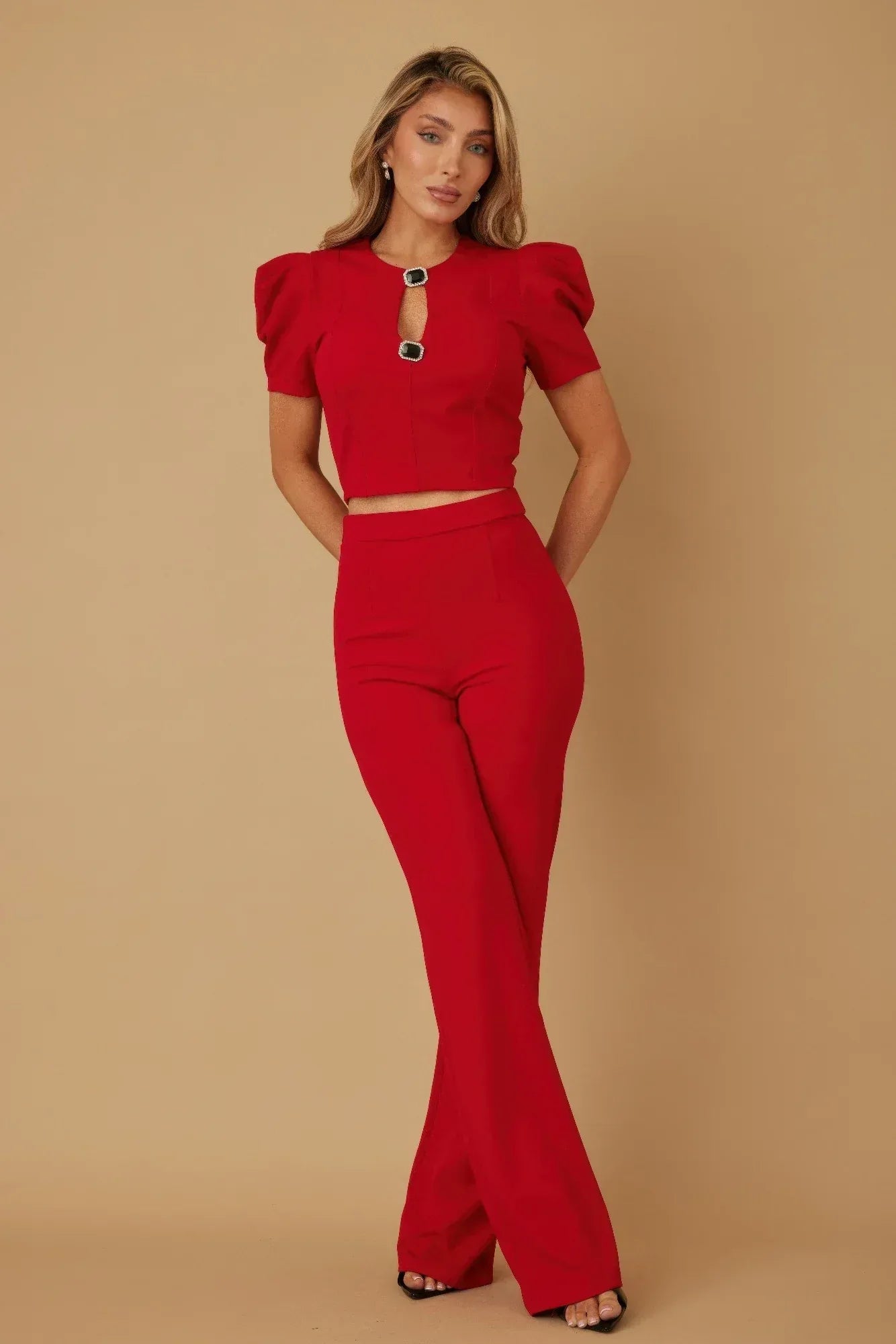 Puff Cap Sleeve Jewel Detail Sets | Mixtshop LLC