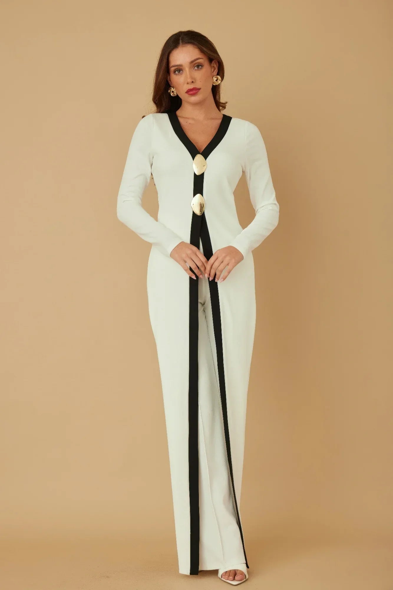 Mirror Stone Long Layer Jumpsuit | Mixtshop LLC