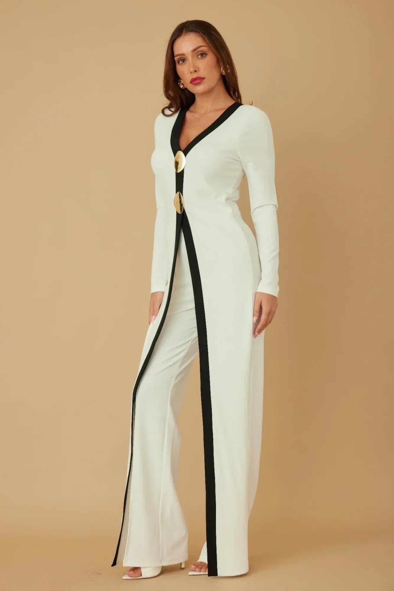Mirror Stone Long Layer Jumpsuit | Mixtshop LLC