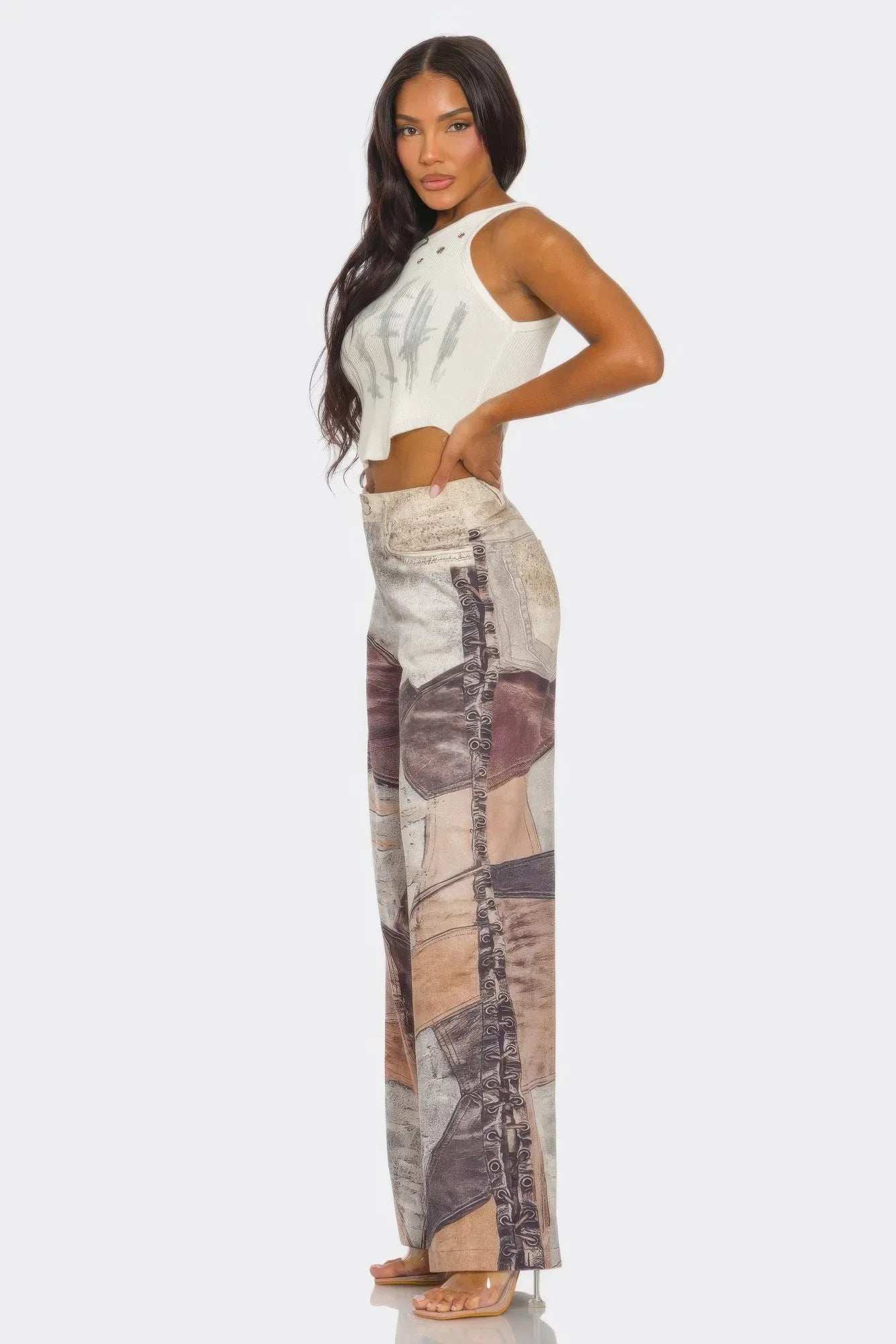 Fabric Printed Pants | Mixtshop LLC