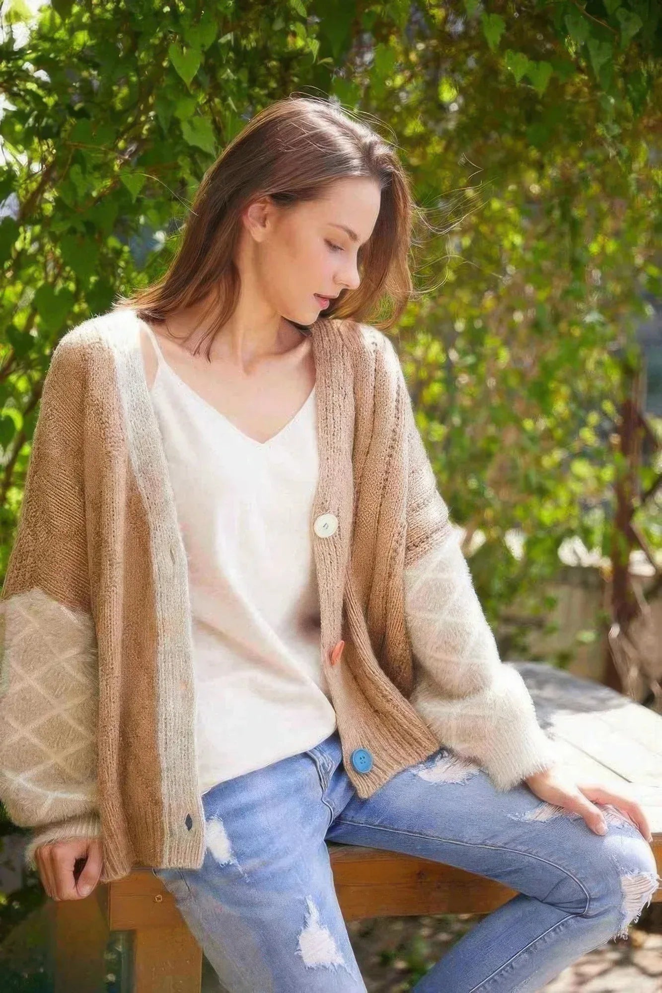 Front Drop Shoulder Cardigan | Mixtshop LLC