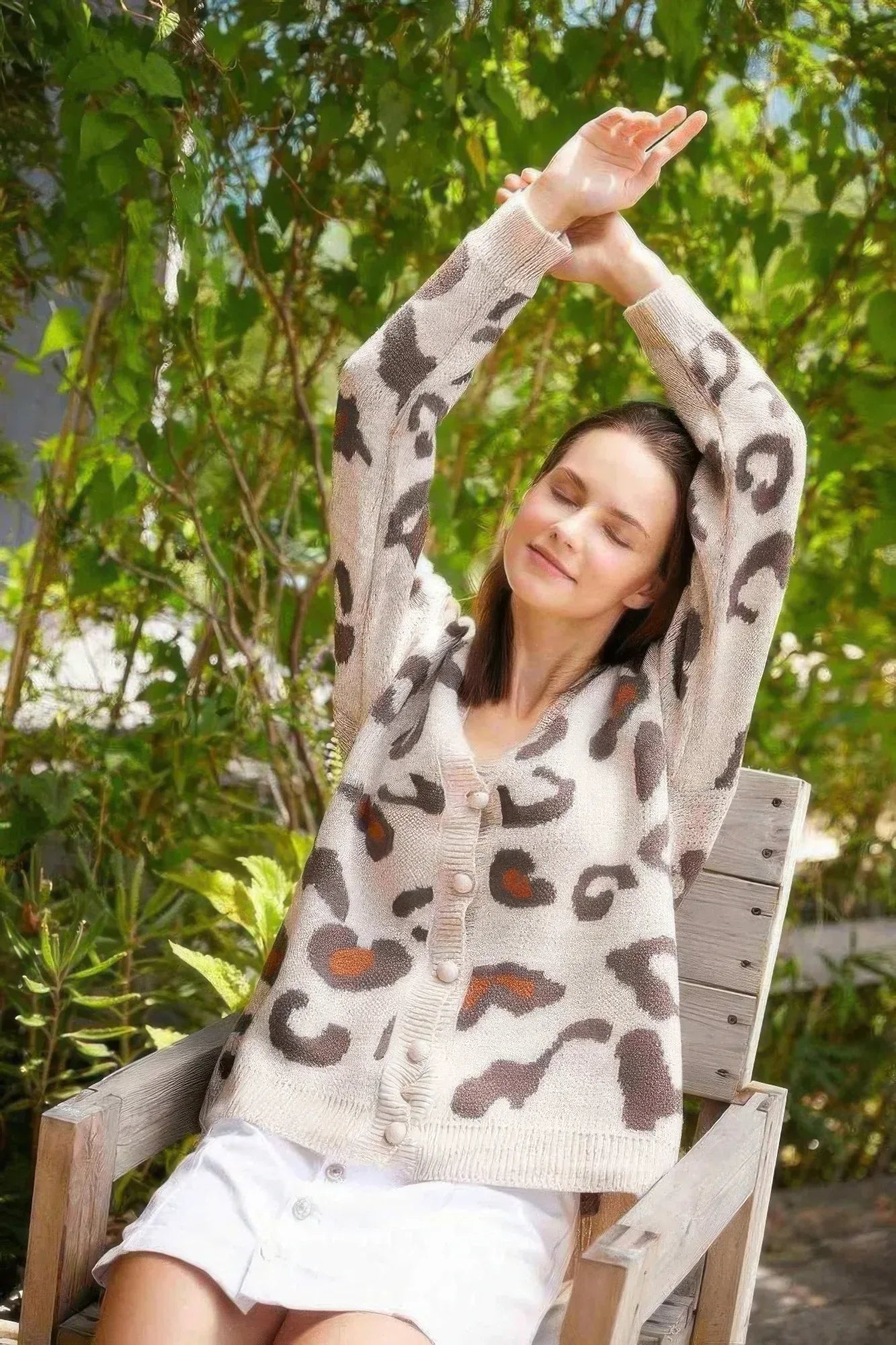 Leopard Button Down Cardigan | Mixtshop LLC