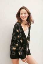 Leopard Button Down Cardigan | Mixtshop LLC