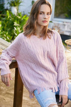 Solid Knit Sweater | Mixtshop LLC